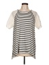 Blu Heaven Ivory Short Sleeve Top Size L - photo 1