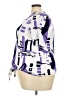 Chico's Graphic Purple Short Sleeve Blouse Size XXL (4) - photo 5