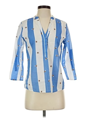 Vilagallo 3/4 Sleeve Button-Down Shirt (view 1)