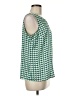 The Limited Outlet 100% Polyester Green Sleeveless Blouse Size M - photo 4