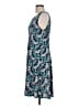 Perceptions Paisley Teal Casual Dress Size L - photo 5