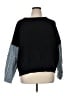 Fashion Nova Color Block Black Pullover Sweater Size 1X - photo 1