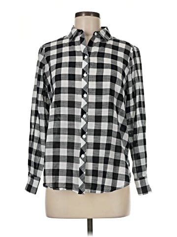 Foxcroft Long Sleeve Button-Down Shirt (view 1)