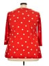 Anne Klein Polka Dots Red 3/4 Sleeve Blouse Size 2X - photo 2