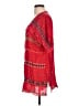 Johnny Was 100% Rayon Red Short Sleeve Blouse Size L - photo 5