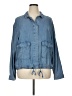 Time and Tru 100% Lyocell Blue Long Sleeve Button-Down Shirt Size XL - photo 1