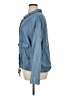 Time and Tru 100% Lyocell Blue Long Sleeve Button-Down Shirt Size XL - photo 5