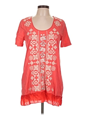 JW Los Angeles Short Sleeve Blouse (view 1)