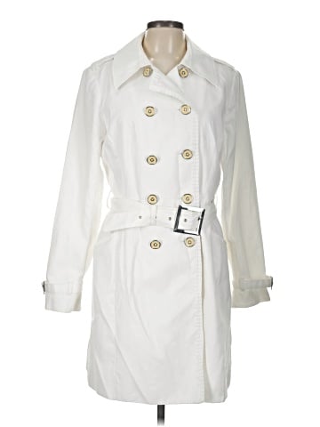 White House Black Market Trenchcoat (view 1)