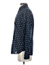 J.Crew Polka Dots Blue Long Sleeve Blouse Size 2 - photo 5