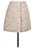 Sandro 100% Polyester Tweed Tan Casual Skirt Size Lg (3) - photo 1
