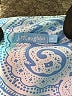 J. McLaughlin Paisley Blue Cocktail Dress Size M - photo 7