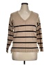 Bobeau Stripes Tan Pullover Sweater Size XL - photo 1