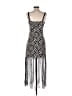 Saylor 100% Polyester Graphic Black Cocktail Dress Size S - photo 2