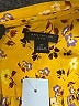 Ann Taylor 100% Polyester Yellow Long Sleeve Blouse Size M (petite) - photo 7