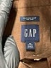 Gap 100% Linen Brown Long Sleeve Button-Down Shirt Size Med Petite - photo 7