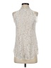 Unbranded Ivory Sleeveless Blouse Size 0 - photo 1