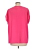 NINEXIS 100% Polyester Pink Short Sleeve Blouse Size L - photo 2