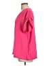 NINEXIS 100% Polyester Pink Short Sleeve Blouse Size L - photo 5