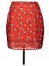 Superdown 100% Polyester Paisley Red Casual Skirt Size L - photo 2