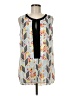 CAbi 100% Polyester Gray Sleeveless Blouse Size M - photo 1