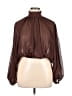 Shein 100% Polyester Brown Long Sleeve Blouse Size 0X - photo 1