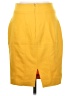 Express Solid Yellow Casual Skirt Size 2 - photo 2