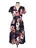 Ouges Floral Blue Casual Dress Size L - photo 1