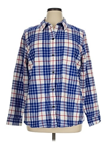 L.L.Bean Long Sleeve Button-Down Shirt (view 1)
