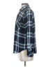 Rails 100% Rayon Plaid Blue Long Sleeve Button-Down Shirt Size S - photo 5