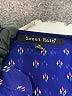 Sweet Rain 100% Polyester Polka Dots Blue Long Sleeve Blouse Size M - photo 7