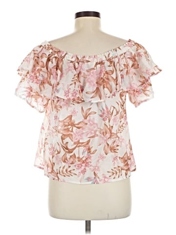 Nicole Miller Artelier Short Sleeve Blouse (view 2)