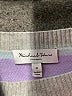 Michael Stars 100% Cotton Color Block Silver Pullover Sweater Size M - photo 7