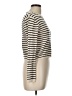 Olivaceous 100% Viscose Stripes Ivory Turtleneck Sweater Size L - photo 4