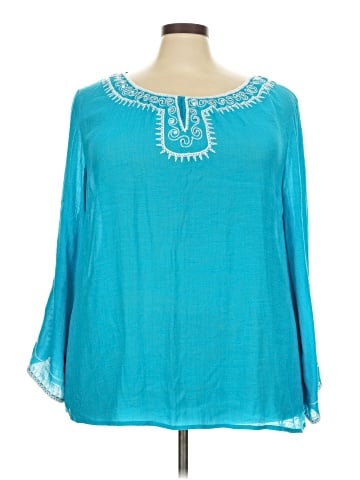 AGB 3/4 Sleeve Blouse (view 1)