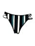 Cupshe 100% Polyester Stripes Black Swimsuit Bottoms Size L - photo 2