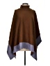 Ann Taylor 100% Acrylic Brown Poncho Size XS - photo 1