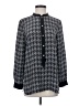 Marc by Marc Jacobs Houndstooth Black Long Sleeve Blouse Size XS - photo 1