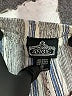 Angie 100% Rayon Stripes Silver Casual Pants Size M - photo 7