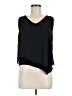 Bar III 100% Polyester Black Sleeveless Blouse Size M - photo 1