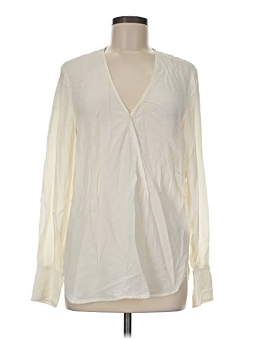 Thakoon Long Sleeve Silk Top (view 1)