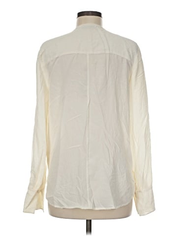 Thakoon Long Sleeve Silk Top (view 2)