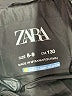 Zara 100% Polyester Solid Black Snow Jacket Size 8 - 9 - photo 3