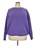 On 34th 100% Polyester Solid Purple Pullover Sweater Size 2X - photo 1