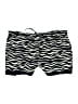 Ann Taylor LOFT Animal Print Black Shorts Size M - photo 1