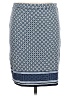 Max Studio Graphic Blue Casual Skirt Size M - photo 1