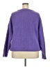 On 34th 100% Polyester Solid Purple Pullover Sweater Size 2X - photo 2