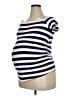 Isabel Maternity Blue 3/4 Sleeve Top Size XL Maternity - photo 1