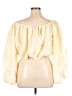 Hyfve Yellow 3/4 Sleeve Blouse Size L - photo 2