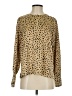 Ann Taylor LOFT 100% Polyester Polka Dots Gold Long Sleeve Blouse Size S - photo 1